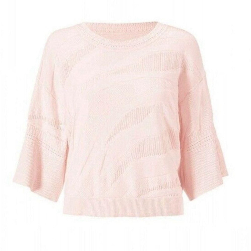 Cabi Pink Shy Boxy Pullover Knit Sweater - Picture 3 of 10